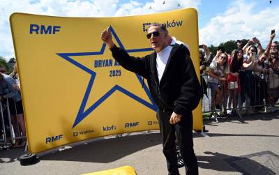 Legenda światowego rocka w Krakowie: Bryan Adams w Alei Gwiazd - zdjęcie 4