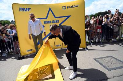 Legenda światowego rocka w Krakowie: Bryan Adams w Alei Gwiazd - zdjęcie 5
