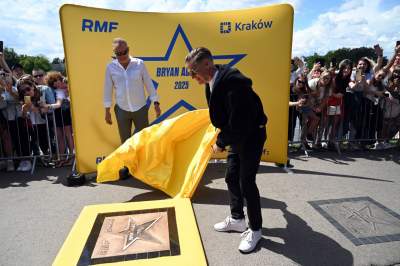 Legenda światowego rocka w Krakowie: Bryan Adams w Alei Gwiazd - zdjęcie 7