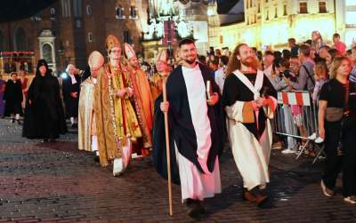 Imponujący spektakl na Rynku Głównym, historia Polski w pigułce - zdjęcie 44