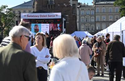 Dzień serca na Rynku Głównym. Bezpłatne badania i konsultacje - zdjęcie 6