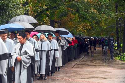 Inauguracja roku akademickiego na UJ i palestyńska pikieta - zdjęcie 14