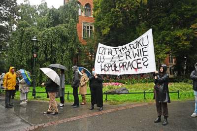 Inauguracja roku akademickiego na UJ i palestyńska pikieta - zdjęcie 11