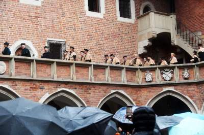 Inauguracja roku akademickiego na UJ i palestyńska pikieta - zdjęcie 3