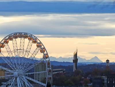 Jesień w Krakowie z Tatrami w tle, takie widoki z Wawelskiego Wzgórza - zdjęcie 8