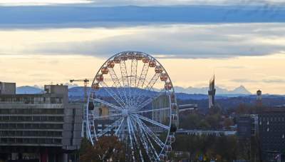 Jesień w Krakowie z Tatrami w tle, takie widoki z Wawelskiego Wzgórza - zdjęcie 9