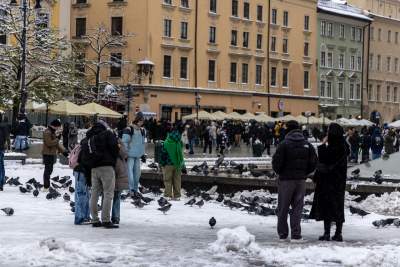 Zima zagościła w Krakowie, miasto wygląda bajecznie! - zdjęcie 18
