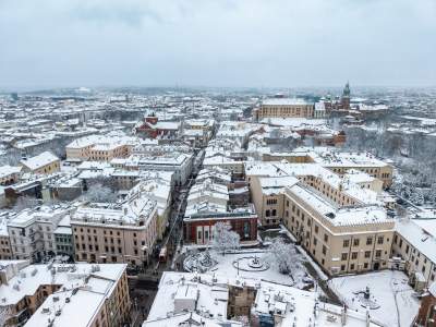 Zima zagościła w Krakowie, miasto wygląda bajecznie! - zdjęcie 24