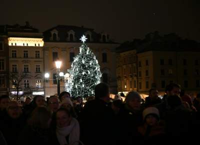 Choinka na Rynku Głównym już w pełnym blasku - zdjęcie 16