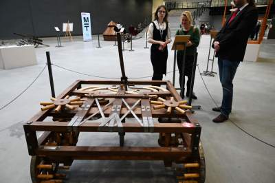 Wystawa machin Leonrda w Muzeum Inżynierii Miejskiej Hangar Czyzyny - zdjęcie 6