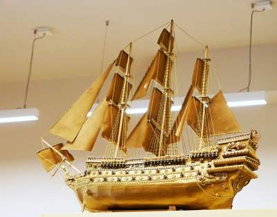 Niesamowite modele żaglowców, do oglądania w Krakowie - zdjęcie 3