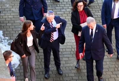 Amerykańska flaga na Kopcu Kościuszki, ambasador USA przeciął wstęgę - zdjęcie 17