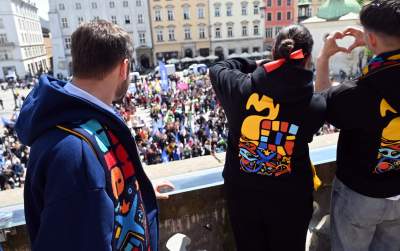 Studenci przedstawili swoje żądania. Barwny pochód przeszedł przez Kraków - zdjęcie 27