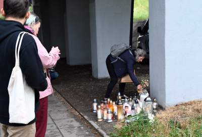 Godzina ciszy w miejscu tragedii. Protest mieszkańców Krakowa - zdjęcie 2