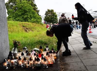 Godzina ciszy w miejscu tragedii. Protest mieszkańców Krakowa - zdjęcie 13