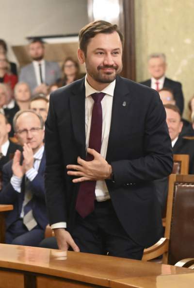 Łukasz Gibała nowym prezydentem Krakowa. Tak wyglądało zaprzysiężenie - zdjęcie 18