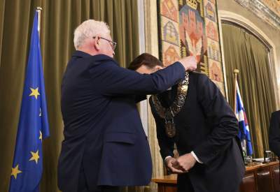 Łukasz Gibała nowym prezydentem Krakowa. Tak wyglądało zaprzysiężenie - zdjęcie 24