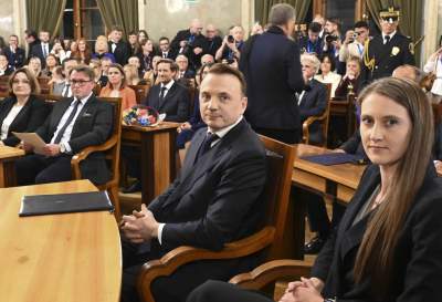 Łukasz Gibała nowym prezydentem Krakowa. Tak wyglądało zaprzysiężenie - zdjęcie 10