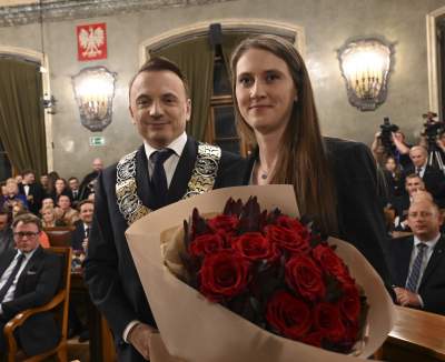 Łukasz Gibała nowym prezydentem Krakowa. Tak wyglądało zaprzysiężenie - zdjęcie 31