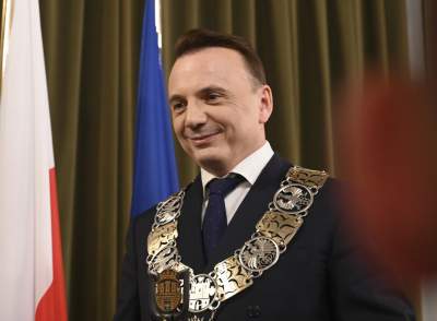 Łukasz Gibała nowym prezydentem Krakowa. Tak wyglądało zaprzysiężenie - zdjęcie 30