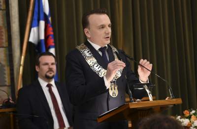 Łukasz Gibała nowym prezydentem Krakowa. Tak wyglądało zaprzysiężenie - zdjęcie 32