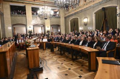 Łukasz Gibała nowym prezydentem Krakowa. Tak wyglądało zaprzysiężenie - zdjęcie 14