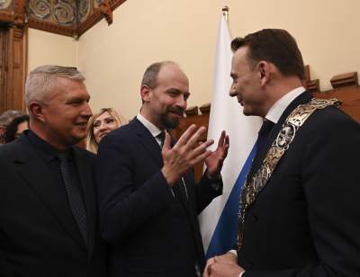 Łukasz Gibała nowym prezydentem Krakowa. Tak wyglądało zaprzysiężenie - zdjęcie 40