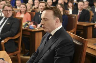 Łukasz Gibała nowym prezydentem Krakowa. Tak wyglądało zaprzysiężenie - zdjęcie 9