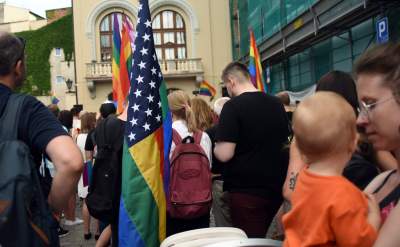 Takiej manifestacji przed magistratem jeszcze nie było - zdjęcie 11