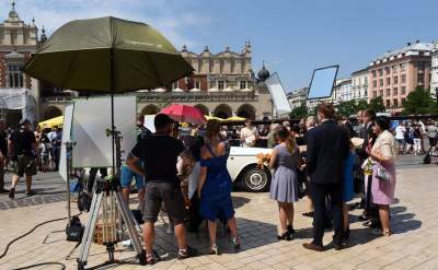 Gwiazdy kręciły na Rynku. To ma być filmowy hit - zdjęcie 17