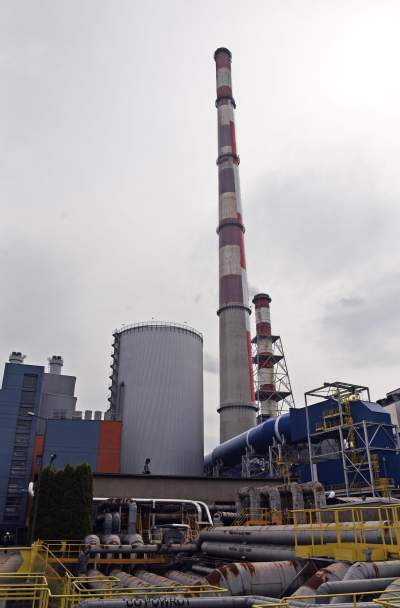 Wielkie malowanie wielkiego - największego - komina - zdjęcie 16