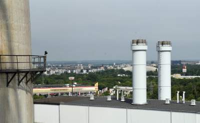 Wielkie malowanie wielkiego - największego - komina - zdjęcie 20