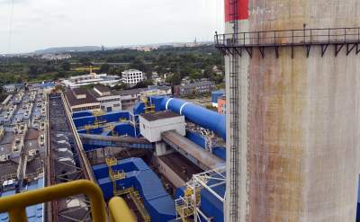 Wielkie malowanie wielkiego - największego - komina - zdjęcie 8