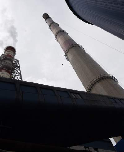 Wielkie malowanie wielkiego - największego - komina - zdjęcie 10