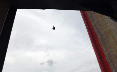 Wielkie malowanie wielkiego - największego - komina - zdjęcie 7