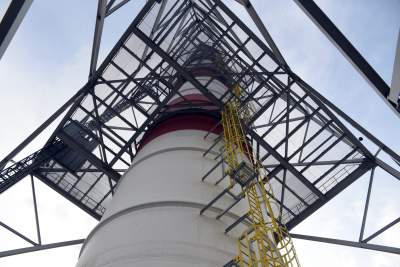 Wielkie malowanie wielkiego - największego - komina - zdjęcie 4