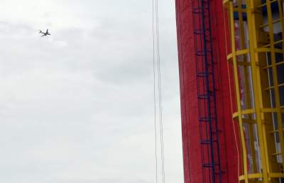 Wielkie malowanie wielkiego - największego - komina - zdjęcie 6