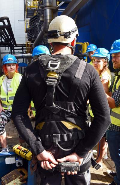 Wielkie malowanie wielkiego - największego - komina - zdjęcie 3