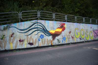 Podejrzewany o LGBT kogut z Pcimia nadal zdewastowany, kto naprawi mural? - zdjęcie 5
