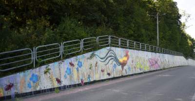 Podejrzewany o LGBT kogut z Pcimia nadal zdewastowany, kto naprawi mural? - zdjęcie 2