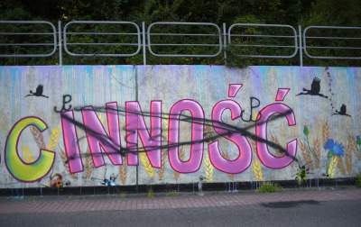 Podejrzewany o LGBT kogut z Pcimia nadal zdewastowany, kto naprawi mural? - zdjęcie 3