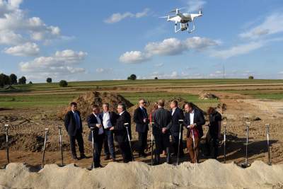 Start budowy S7 między Szczepanowicami i Widomą (11.09.2019)  fot. Marek Lasyk - zdjęcie 12
