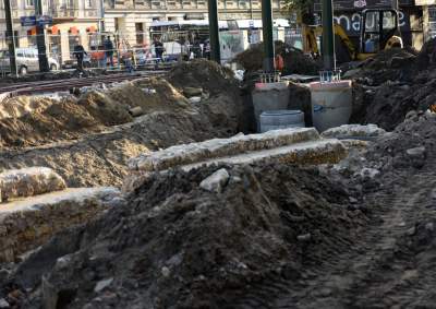 Najsłynniejsze obecnie stanowisko archeologiczne w Krakowie, czerwiec 2019 fot. Marek Lasyk - zdjęcie 2