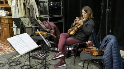 Ostatnia próba przed koncertem na... cmentarzu - zdjęcie 18