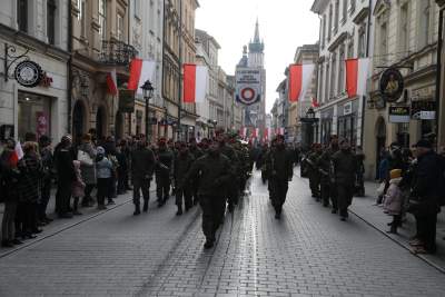 Ułani wędrują, strzelcy maszerują, a KOD przypomina o Konstytucji - zdjęcie 17