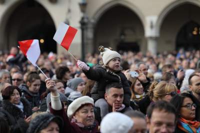 Ułani wędrują, strzelcy maszerują, a KOD przypomina o Konstytucji - zdjęcie 4