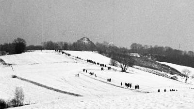 "Białe szaleństwo" na krakowskich stokach... - zdjęcie 1