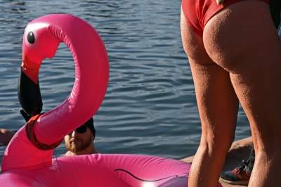 Zabawa na Bagrach: przed rokiem zalew pokrywał lód, a teraz... - zdjęcie 21