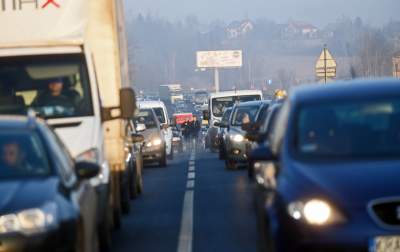 "Żółte kamizelki" blokowały zakopiankę koło Myślenic - zdjęcie 22