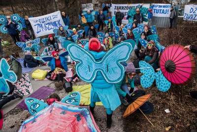 "Motyli" protest na Zakrzówku: czego chcą aktywiści? - zdjęcie 14